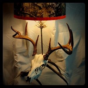 Deer Skull Lamp